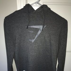 GYMSHARK HOODIE w cropped back